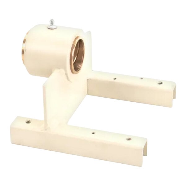 A metal trunnion housing assembly for the left-hand side, used in Southbend equipment.