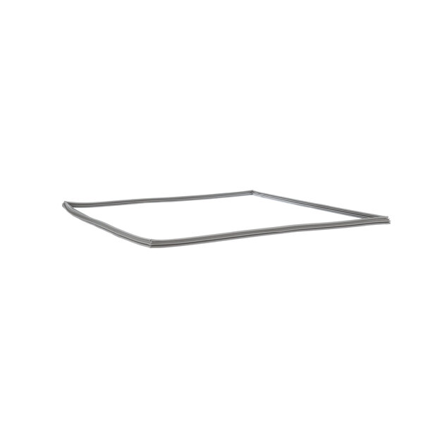 A rectangular metal frame with a white background.