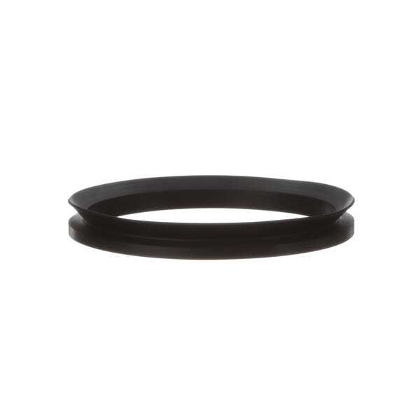 An Alliance Laundry black rubber V-Ring Seal.