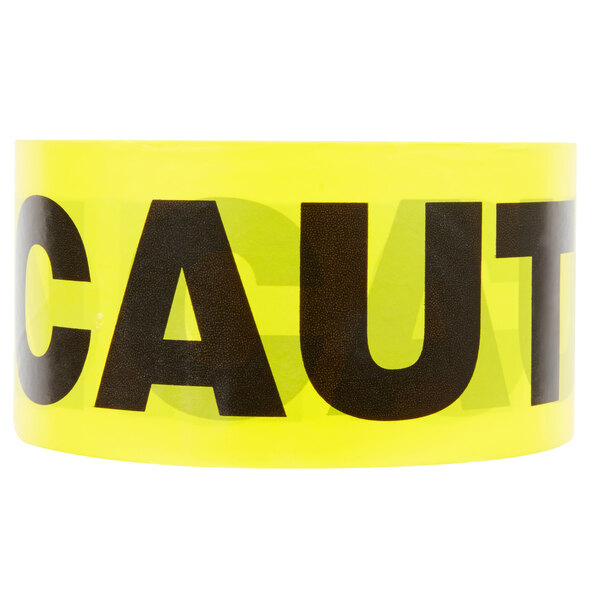 Caution Tape Yellow Caution Tape 3" x 1000 ft.