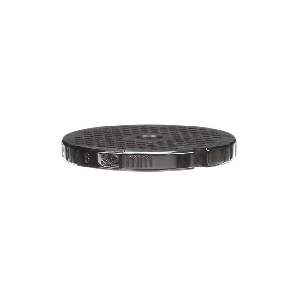 A Univex 1/8" metal plate with holes.