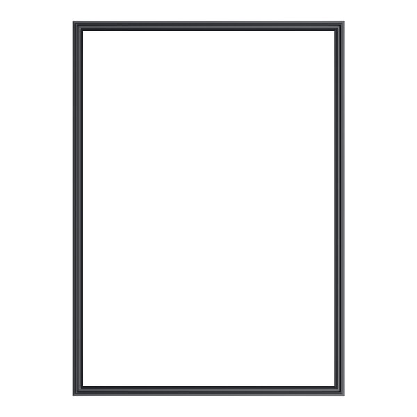 A rectangular black refrigerator gasket for Turbo Air Refrigeration.