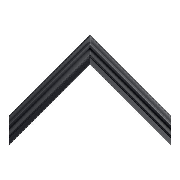 A black replacement gasket for Turbo Air Refrigeration units.