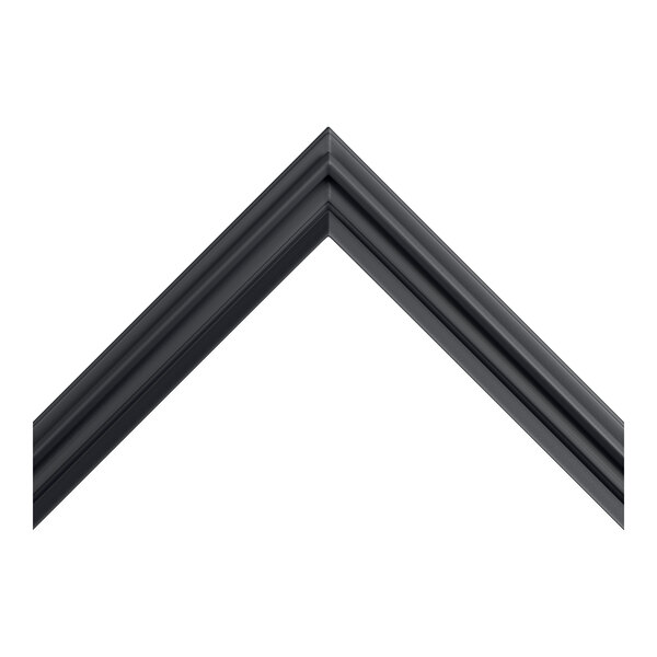 A black replacement gasket for Turbo Air Refrigeration units.