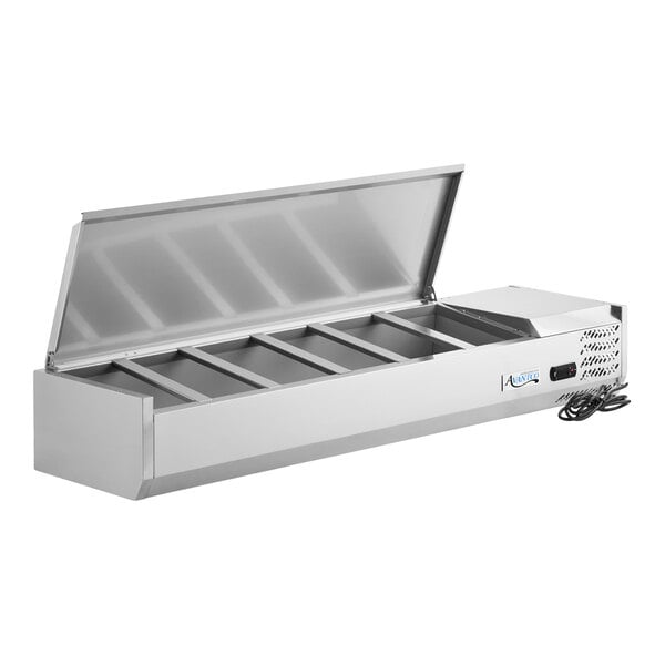 Avantco CPT-60 59" Countertop Refrigerated Prep Rail