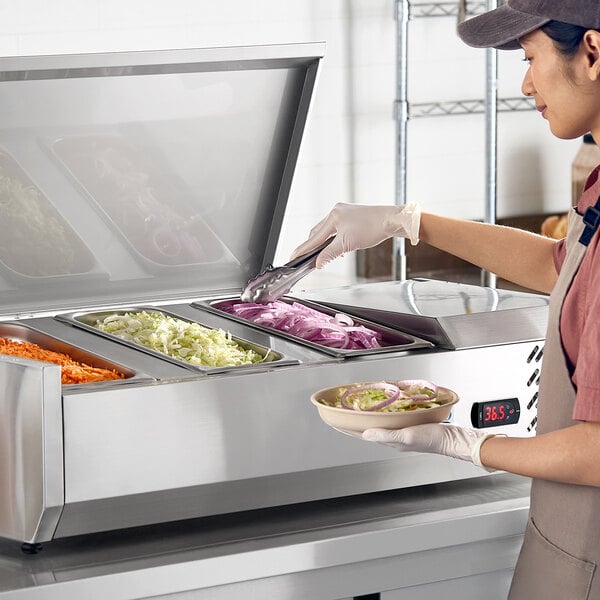 Avantco CPT-40 40" Countertop Refrigerated Prep Rail