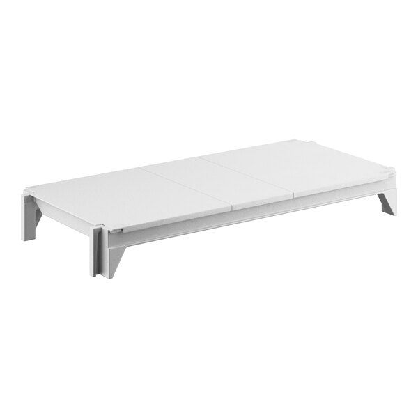 A white rectangular Camshelving® Premium shelf kit with legs.