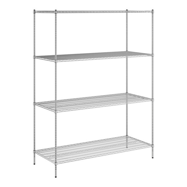 A wireframe of a Regency metal shelf.