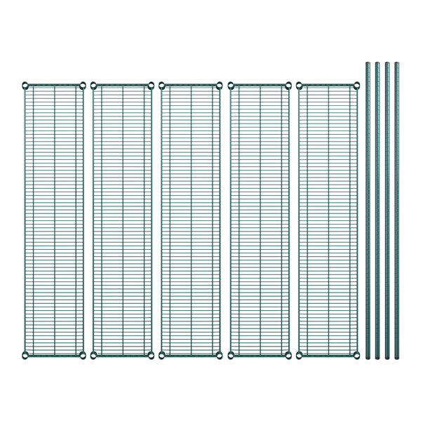 A close-up of a metal bar with a grid of metal rods.