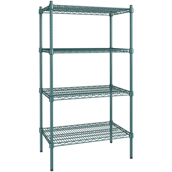 Regency 18 X 30 Nsf Green 4 Shelf Kit With 54 Posts