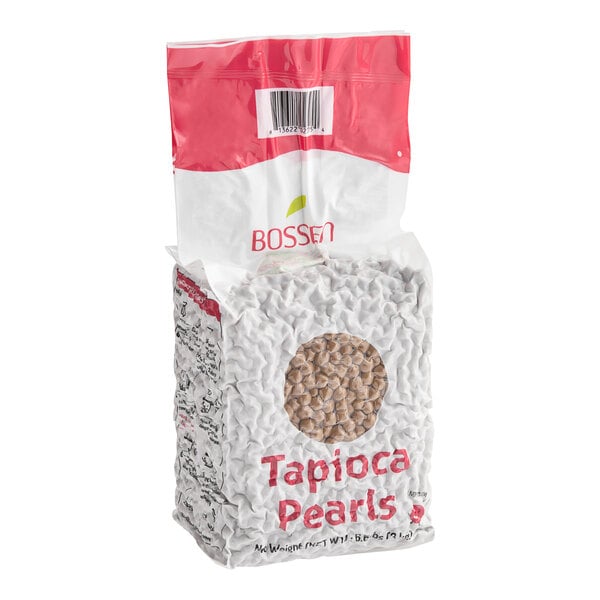 A bag of Bossen tapioca pearls.