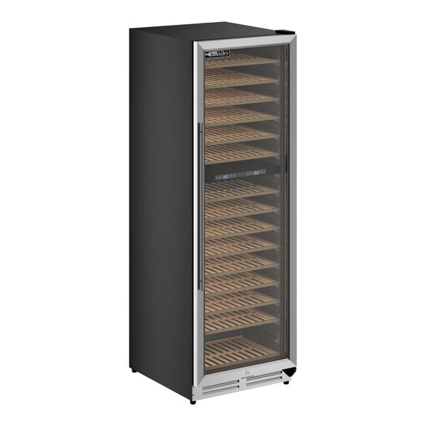AvaValley WRC-165-DZ Dual Temperature Full Glass Door Commercial Wine Cooler