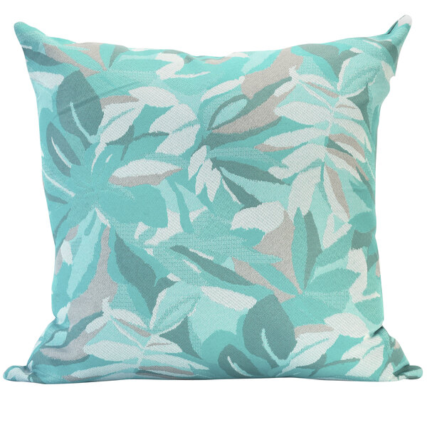 a pillow with a floral pattern