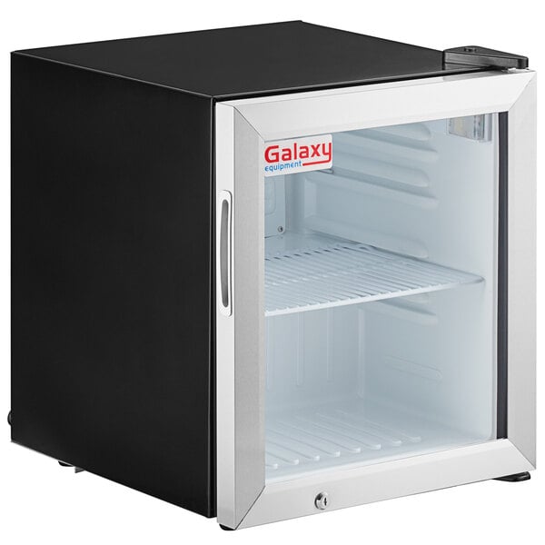 Galaxy Crg 2 Black Countertop Display Refrigerated Merchandiser 1 8 Cu Ft