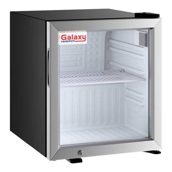 Galaxy CRG-2 Black Customizable Countertop Display Refrigerated Merchandiser - 1.8 cu ft.