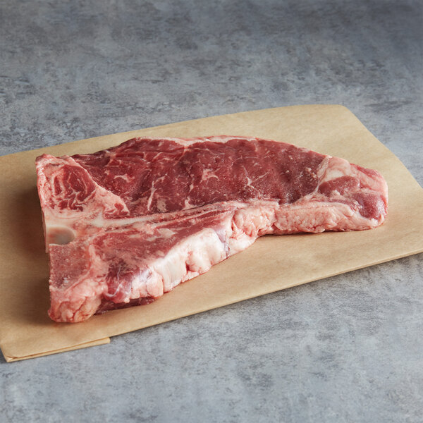 Warrington Farm Meats 12 Oz. T-Bone Steaks - 14/Case