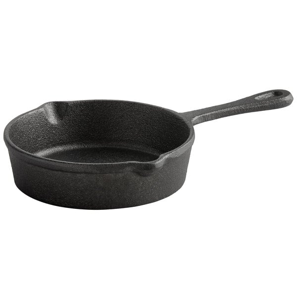 Vollrath 6-inch mini cast-iron frying pan - #59737