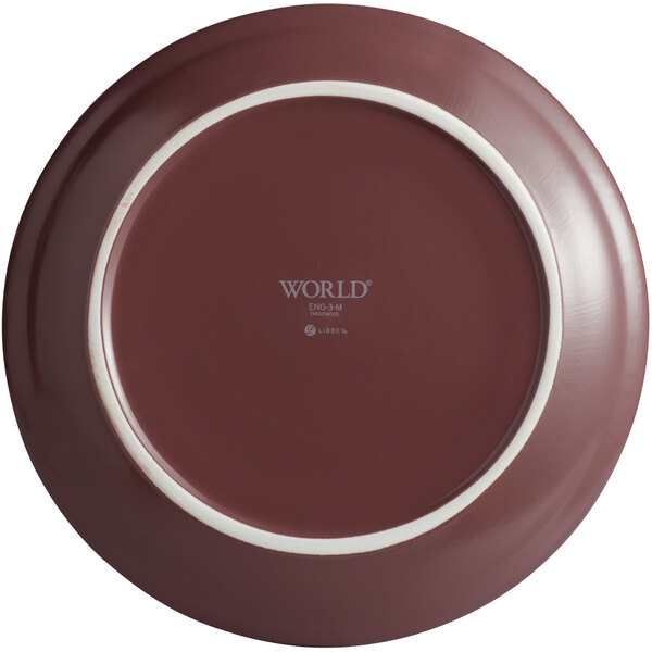 a red sign with white text