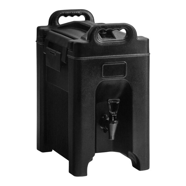 CaterGator 2.5 Gallon Black Insulated Beverage Dispenser