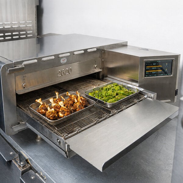 TurboChef HHC2620 STD-SP 48" Electric Countertop Impingement Conveyor Oven- 50/50 Split Belt,208/240V, 3 phase
