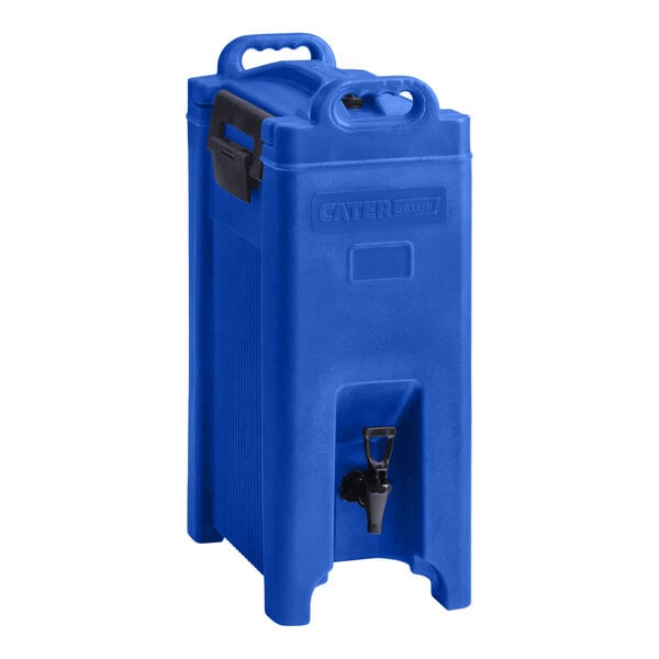CaterGator 5 Gallon Blue Insulated Beverage Dispenser