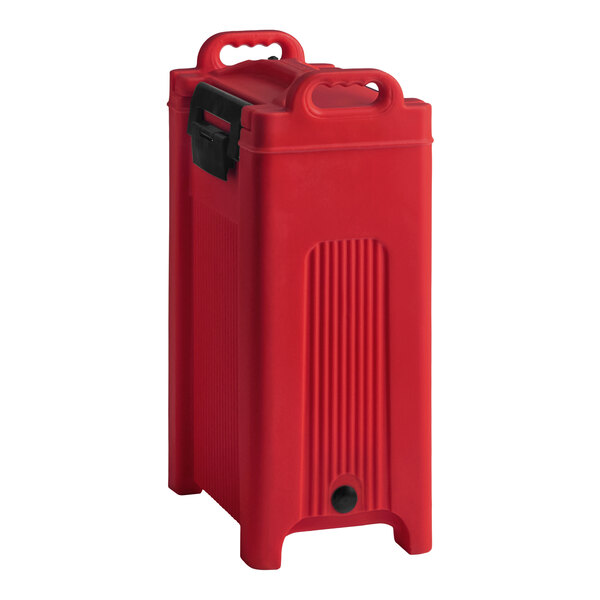 CaterGator 5 Gallon Red Insulated Beverage Dispenser