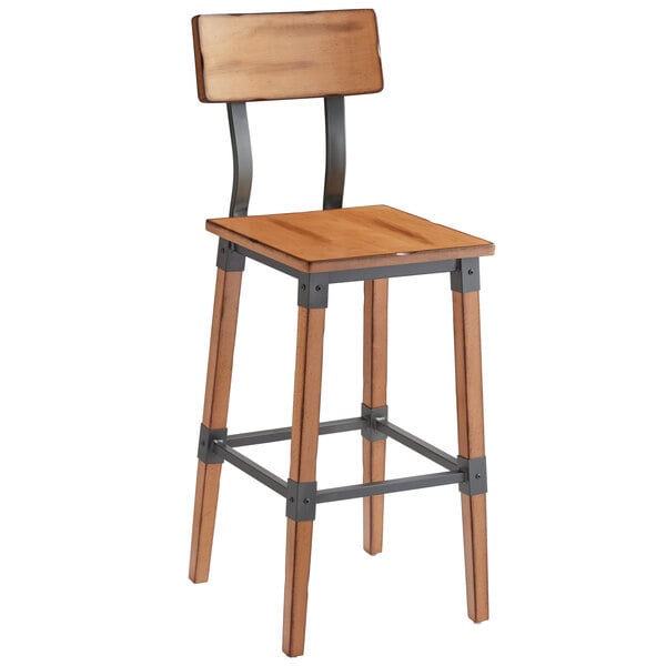 Lancaster Table Seating Rustic, Rustic Industrial Counter Height Stools