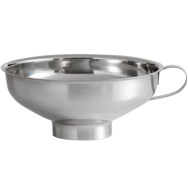 Stainless Steel Wide Mouth Funnel Large Diameter Funnel Jam Funnel