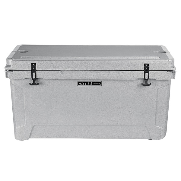 CaterGator CG100SPG Gray 100 Qt. Rotomolded Extreme Outdoor Cooler