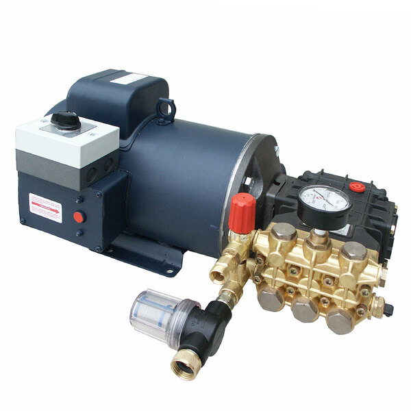 An industrial Cam Spray base mount pressure washer.