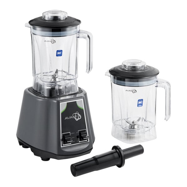 AvaMix BL2T482J 2 hp Commercial Blender with Toggle Control and 2 48 oz. Tritan™ Containers - 120V