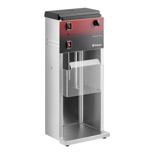 A commercial countertop frozen dessert mixer with a single head and pre-programmed controls.