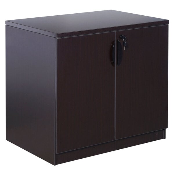 Boss N113 Moc Mocha Laminate Storage Cabinet 31 X 22 X 29 1 2