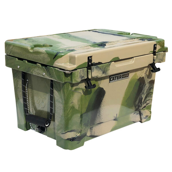 CaterGator CG45CAMO Camouflage 45 Qt. Rotomolded Extreme Outdoor Cooler