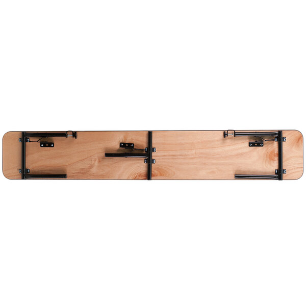 Flash Furniture Yt Wtft72r Gg 12 X 72 Natural Wood Bar Top Riser
