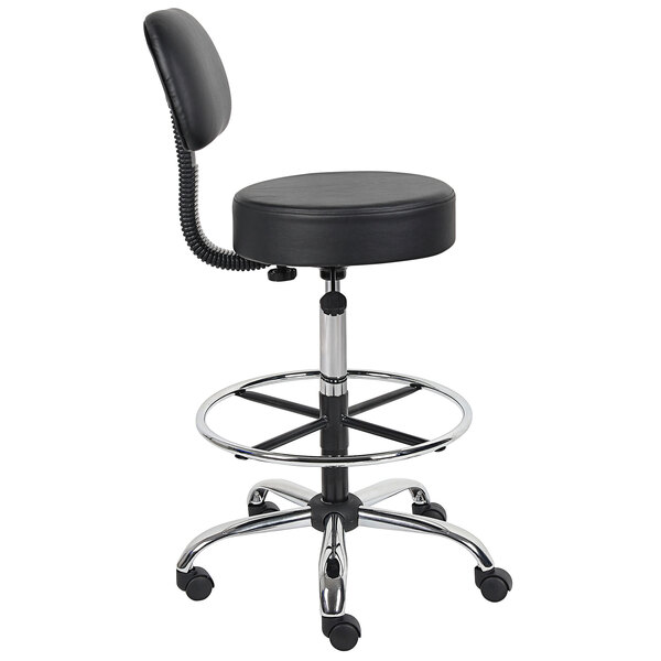 Boss Office Products B16245-BK Be Well Medical Spa Drafting Stool 3DAYSHIP 