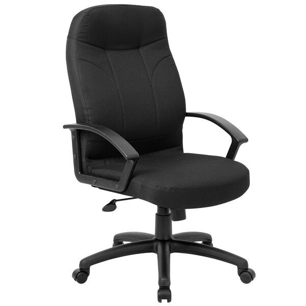 Boss B8801 Bk Black Fabric Executive Chair