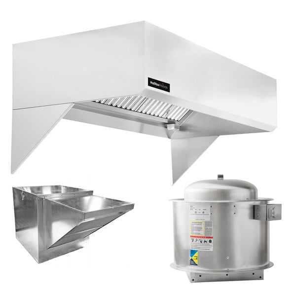 a large stainless steel kitchen equipment