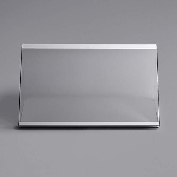 A clear plastic lid cover for an Avantco ice cream freezer.