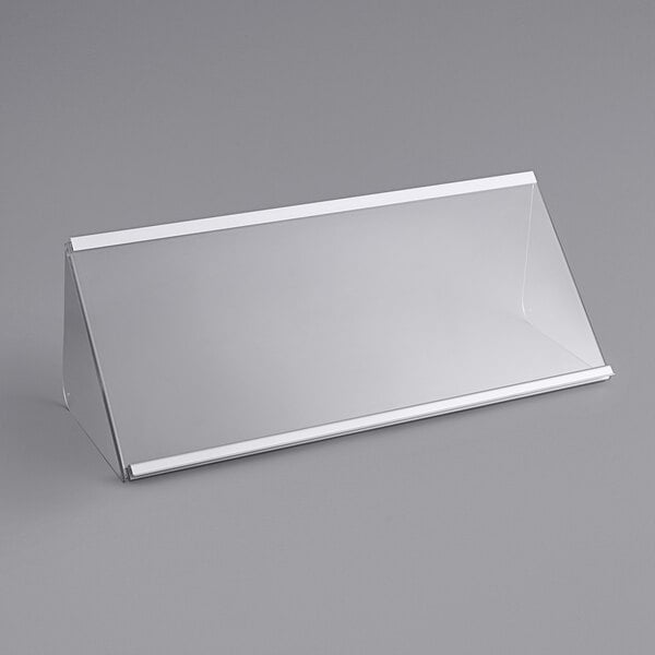 A clear plastic container with a white cover.