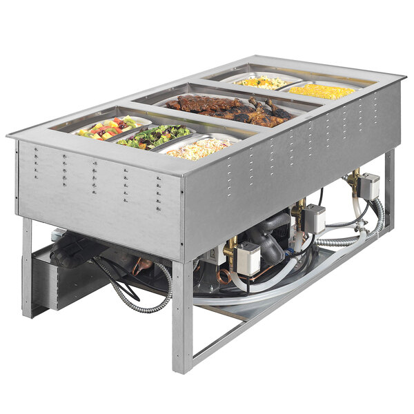 a food tray with food in it
