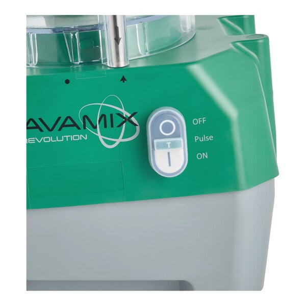 AvaMix Revolution CFBB342D Combination Food Processor with 3 Qt. Stainless Steel Bowl, Continuous Feed, and 2 Discs - 1 hp