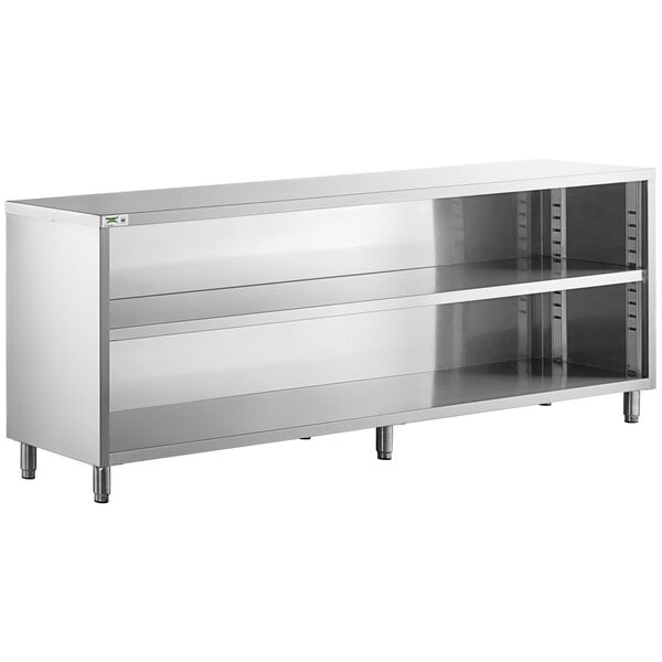 Regency 18 X 96 18 Gauge Type 304 Stainless Steel Dish Cabinet