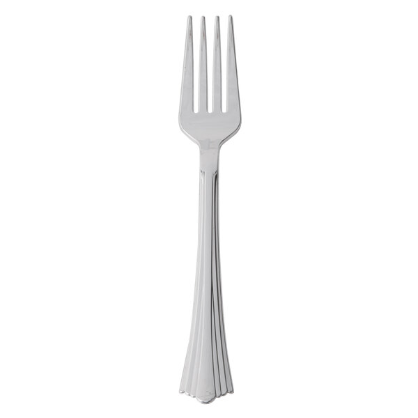 silver plastic silverware