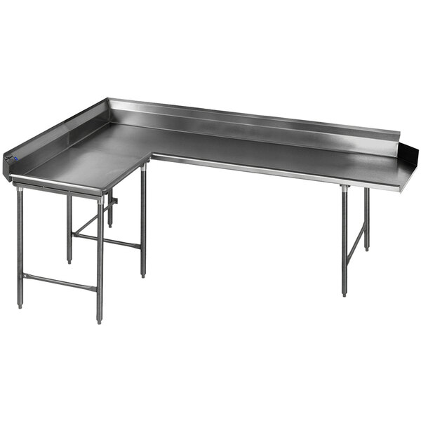 a close-up of a metal table