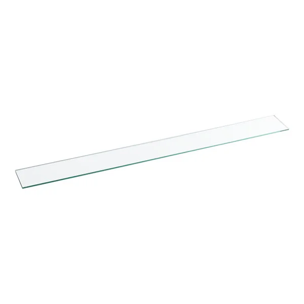 A rectangular piece of clear glass designed for use with a bain marie food warmer.