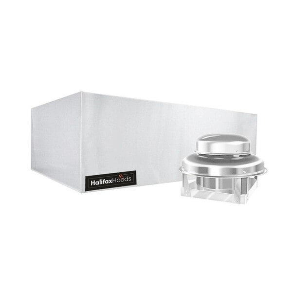 A white box with a silver lid for a Halifax CHP1148 Type 2 Condensate Hood System.