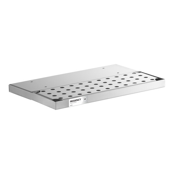 Regency 12" Stainless Steel Underbar Mount Beer Drip Tray