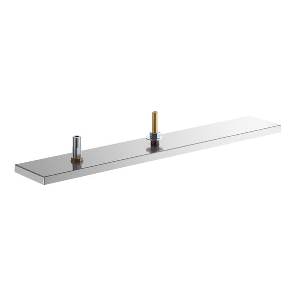 Regency 30" x 5" Stainless Steel Surface Mount Beer Drip Tray with Rinser