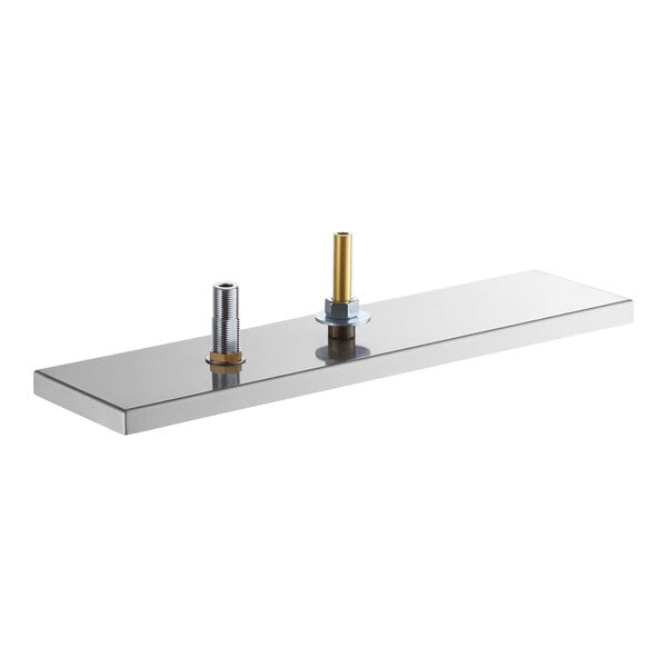 Regency 20" x 5" Stainless Steel Surface Mount Beer Drip Tray with Rinser